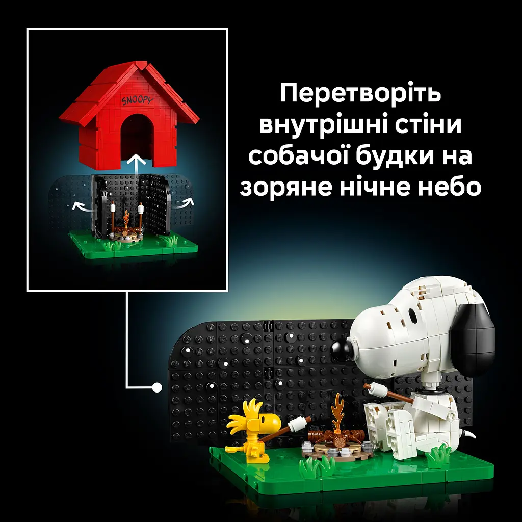 Конструктор LEGO Ideas Дрібнота: будка Снупі (21368) - фото 12