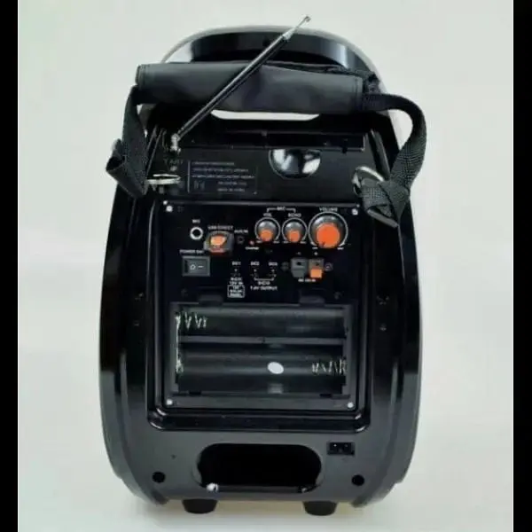 Портативна колонка валіза XPRO RX 810BT 40Вт USB SD FM радіо Bluetooth 1 мікрофон ДУ чорна (RX810BT_1621) - фото 3