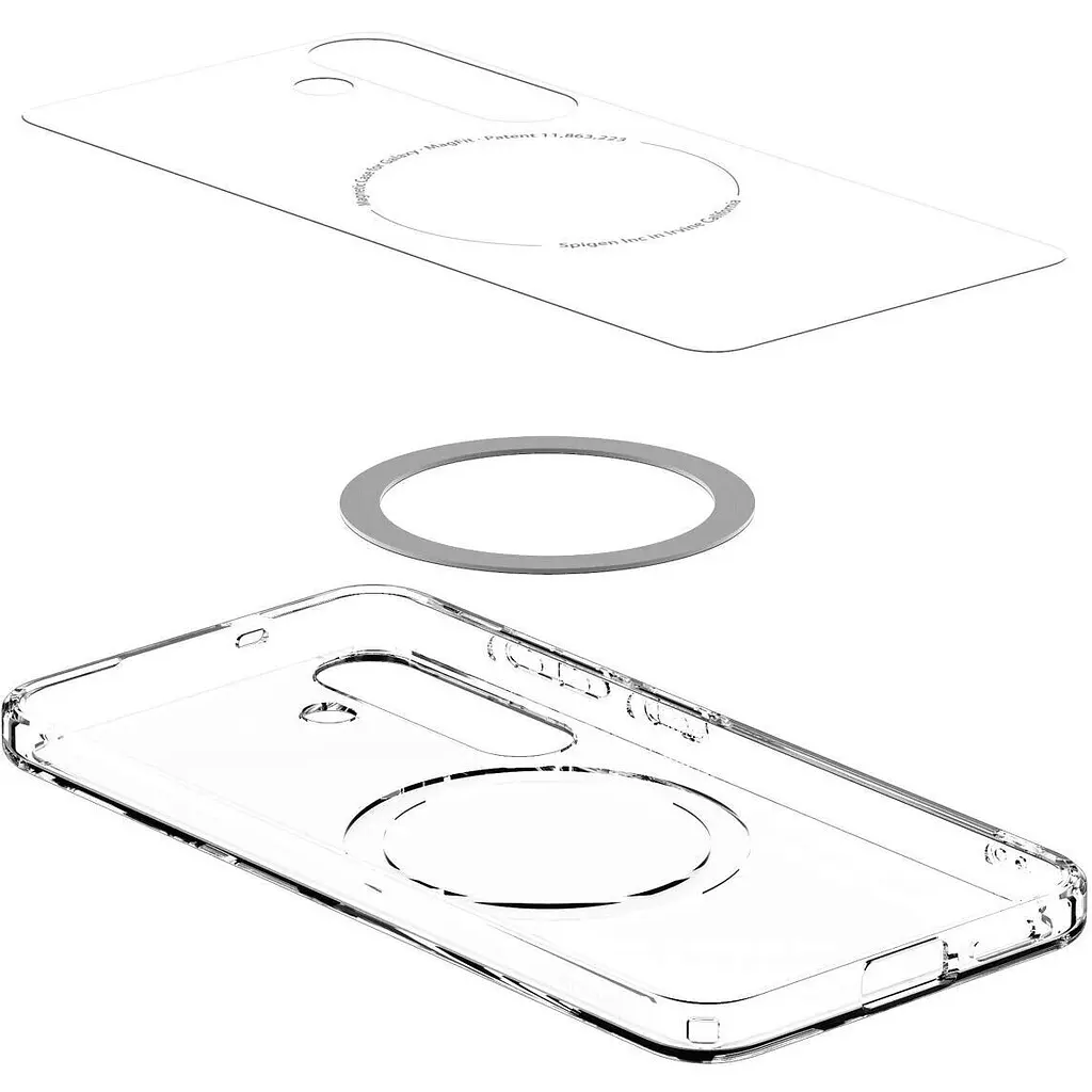 Чохол Spigen для Samsung Galaxy S25+, Ultra Hybrid MagFit, Clear White teh0019415 - фото 8