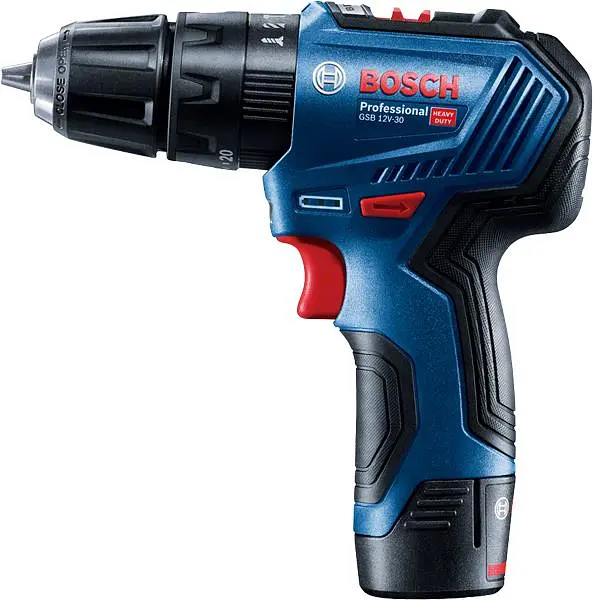 Шуруповерт-дрель ударная аккумуляторная Professional GSB 12V-30 12В Bosch teh0025293 - фото 6