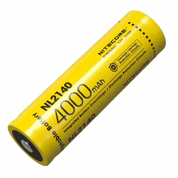 Акумулятор 21700 Li-Ion Nitecore NL2140 4000mAh 5A (Жовтий) - фото 2