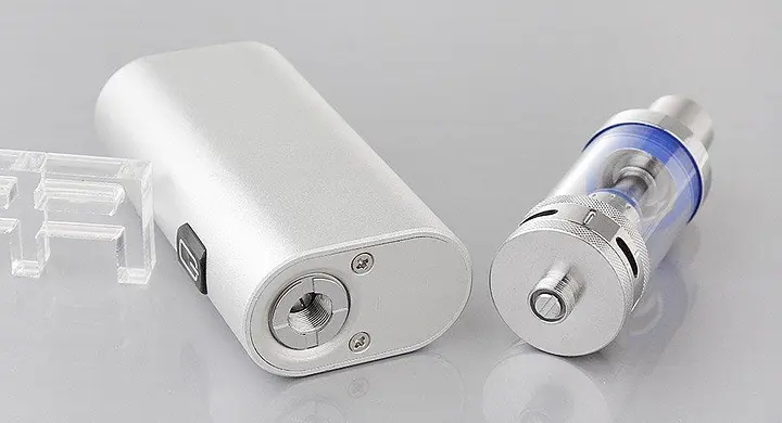 Набор Электронная сигарета Jomo Lite 40w 2200mAh Kit +3 испарителя в подарок Вейп Kit Silver (18201) - фото 3