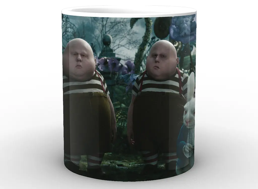 Кружка GeekLand Аліса в країні чудес Alice in Wonderland траляля і труляля AW.02.006 - фото 2