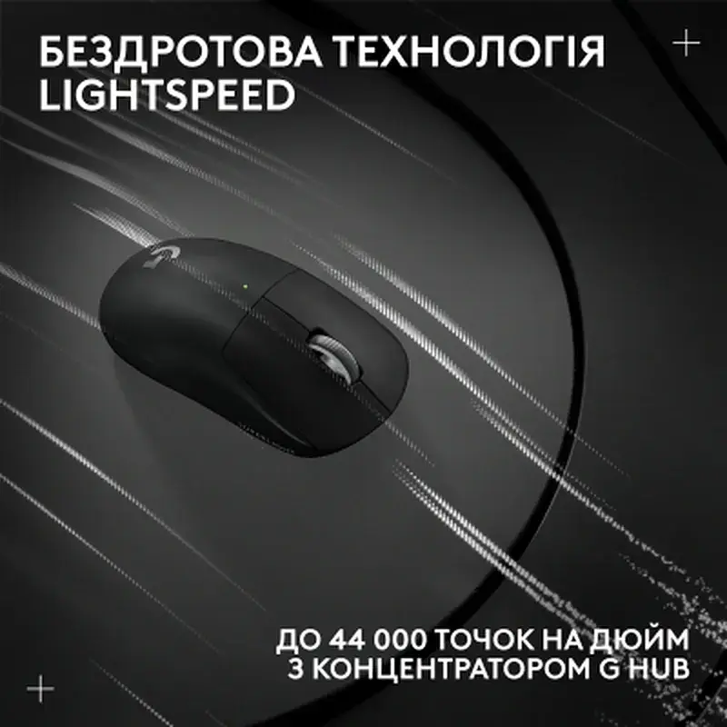 Мишка Logitech G Pro X Superlight 2 Lightspeed Wireless Black (910-006630) - фото 9