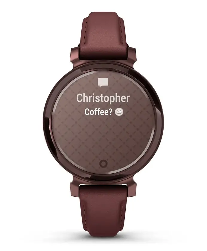Смарт-годинник Garmin Lily 2 Dark Bronze with Mulberry Leather Band (010-02839-61) - фото 4