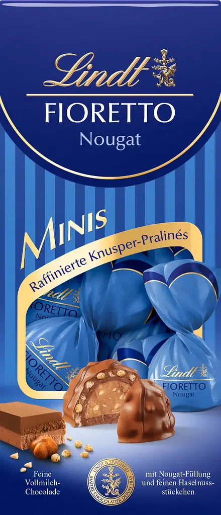 Шоколадні цукерки Lindt Fioretto Minis Nougat 115г - фото 3