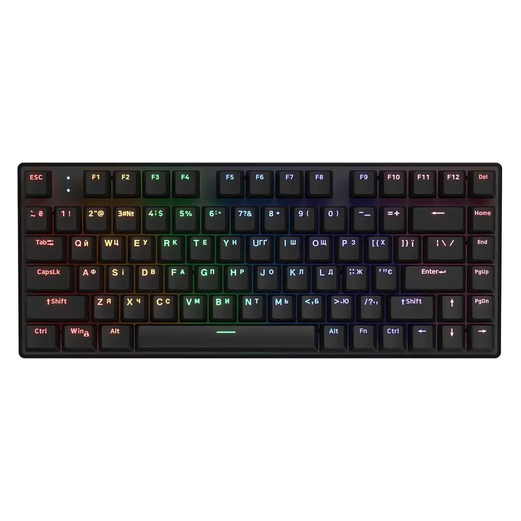 Клавіатура HATOR Icefall Mecha 75 Wireless Rainbow Black (HTK275UA) U1