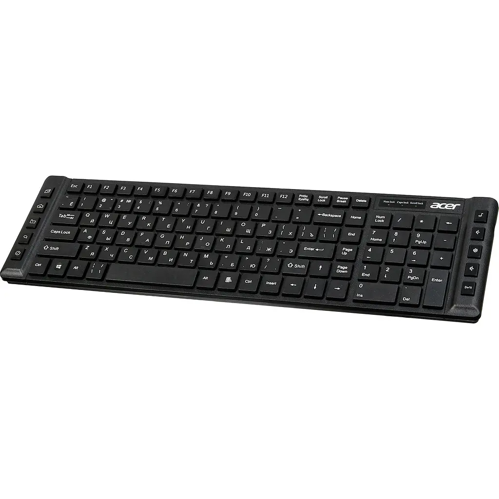 Клавиатура Acer OKW010 USB Black (ZL.KBDEE.012) [105181] - фото 4