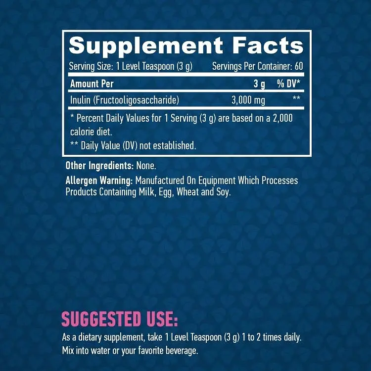 Інулін органічний Haya Labs Prebiotic Inulin 200 г - фото 3