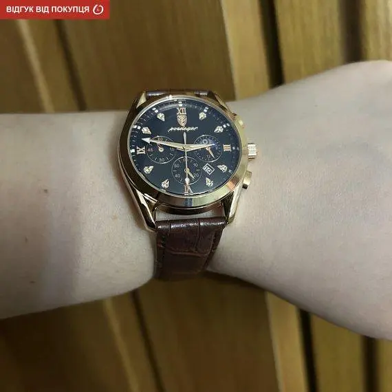 Годинник чоловічий наручний Poedagar Magnat Gold - фото 8
