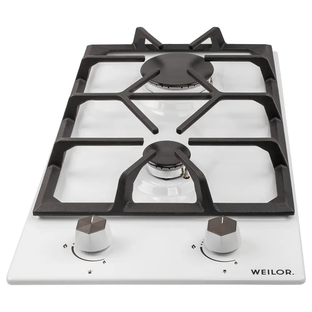 Поверхня газова Domino на металі WEILOR GM 304 WH - фото 2