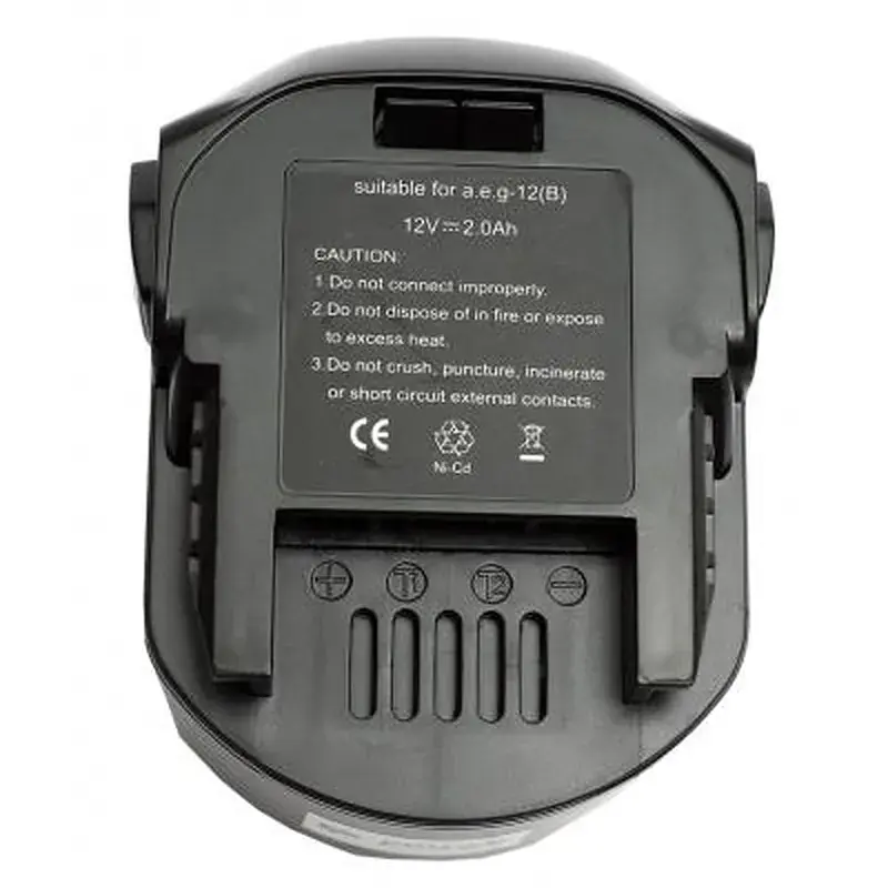 Акумулятор до електроінструменту PowerPlant для AEG GD-AEG-12(B) 12V 2Ah NICD (B1214G) (DV00PT0024) - фото 2