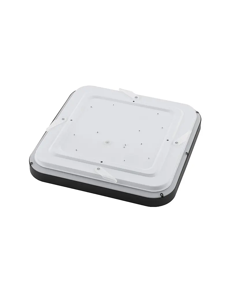 Потолочный светильник Nowodvorski 10983 Agnes Square LED Pro 1x16W 3000K 1200Lm IP44 черный - фото 3