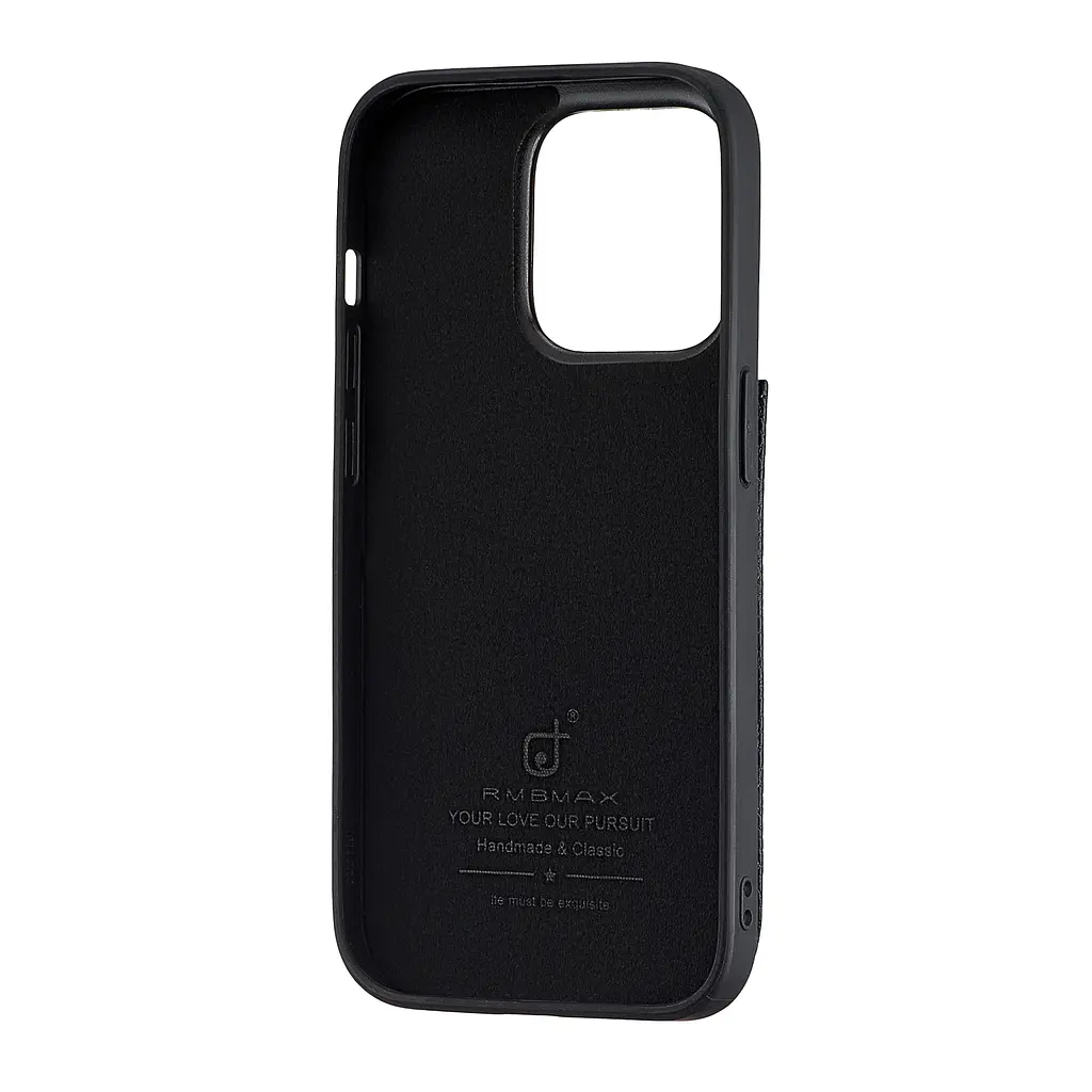 Чохол Jinduka Leather Pocket iPhone 14 Pro Black - фото 3