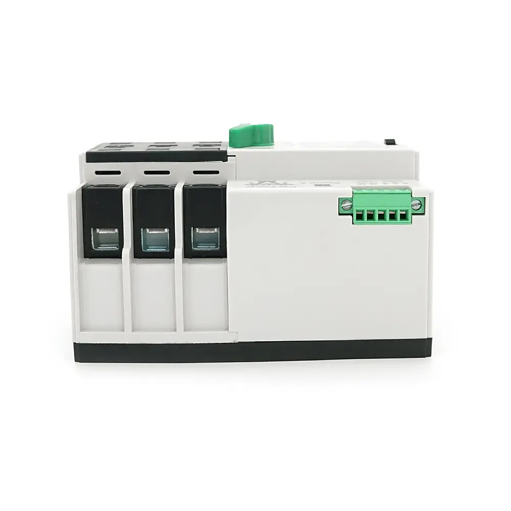 Автомат введення резерву (АВР) триполюсний HDQ3-125E/3P, 400V/125A на DIN-рейку для генераторів - фото 3