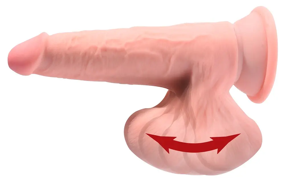 Фаллоимитатор King Cock Plus TDC With 6", 19.5 см (телесный) - фото 3