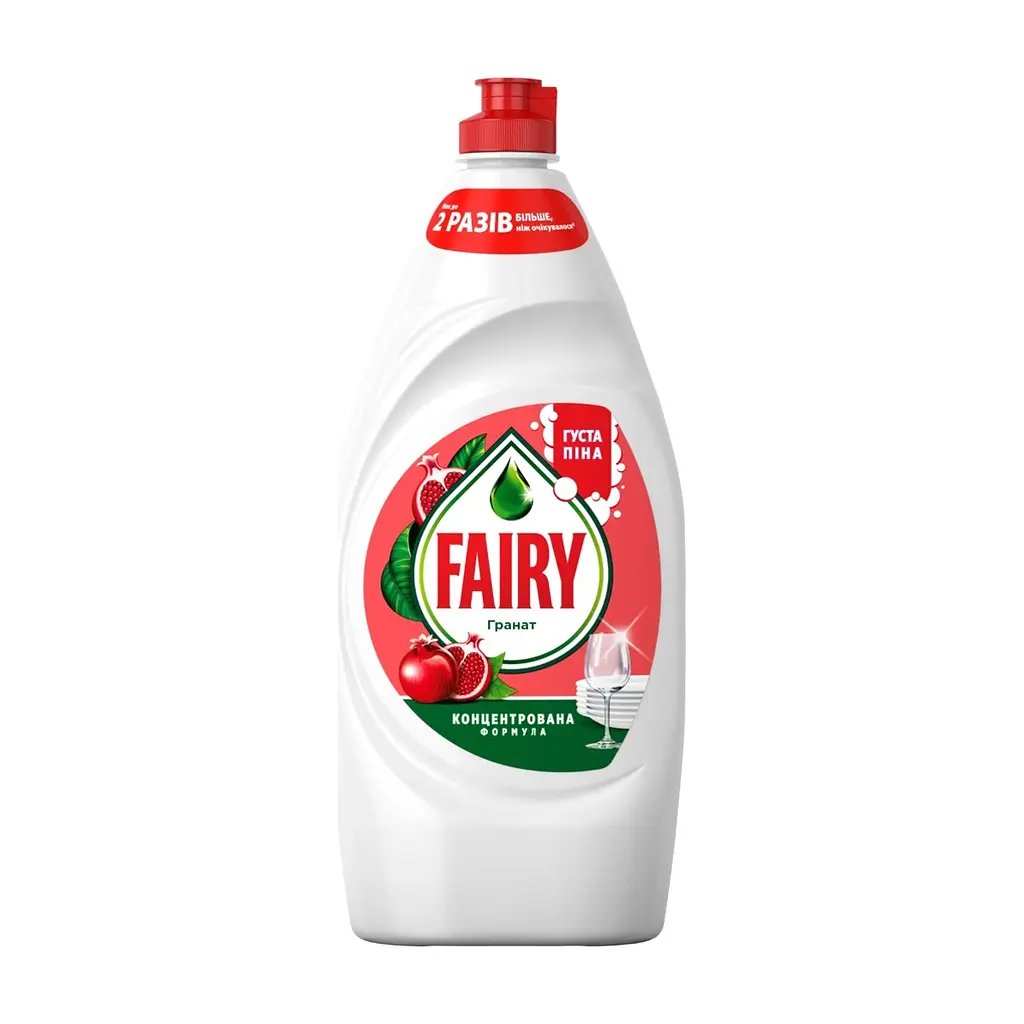 Засіб для ручного миття посуду Fairy Гранат 900 мл (8006530111355)