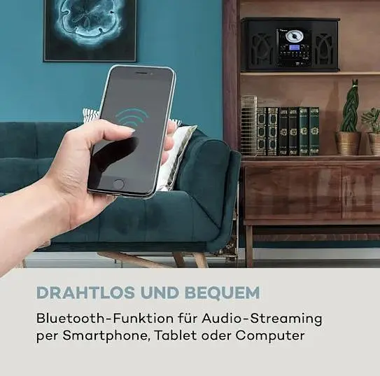 Проигрыватель винила Auna NR-620 DAB (10033712) - фото 9