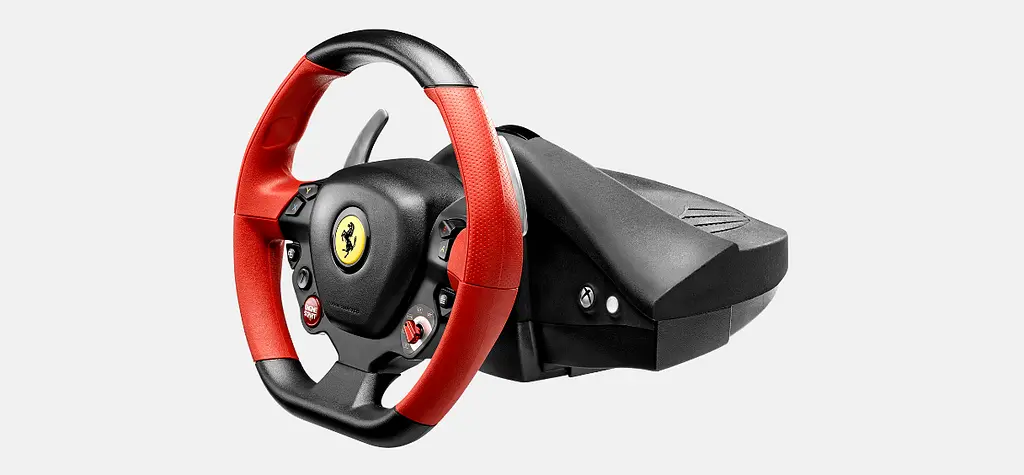 Ігрове кермо з педалями Thrustmaster Ferrari 458 Spider (4460105) [72428] - фото 2