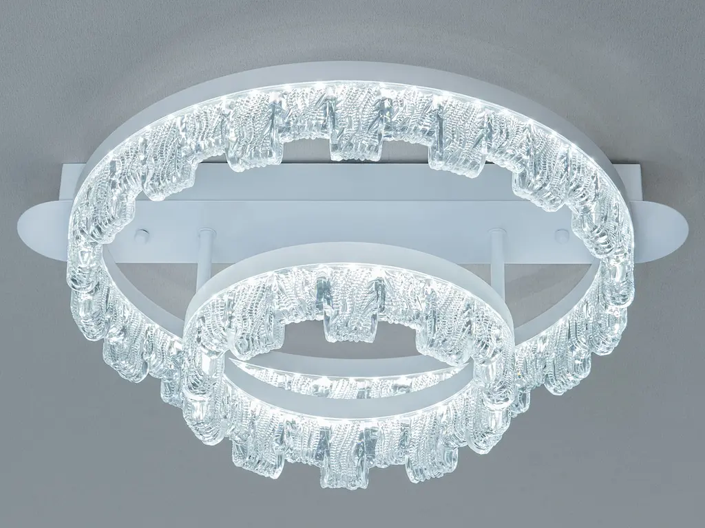 LED-світильник стельовий Diasha MX78205/400+200WH 55W, 2 кільця, 3 кольори світла, 40x50 см - фото 4