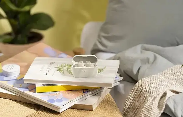 Наушники беспроводные Jabra Elite 5 ANC золотисто-бежевые - фото 8