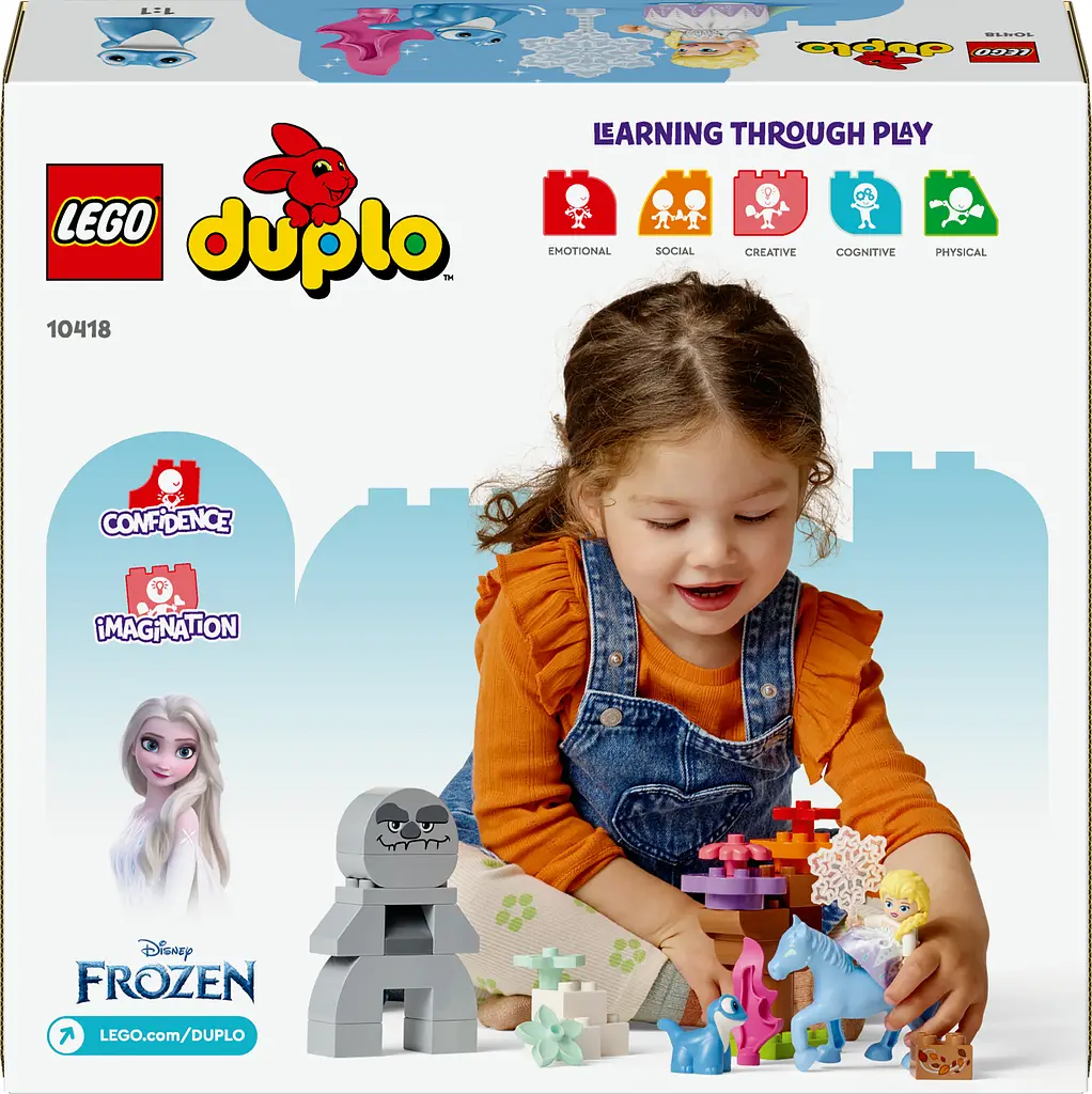 Конструктор LEGO DUPLO Disney Эльза и Бруни в Зачарованном лесу 31 деталей (10418) - фото 9
