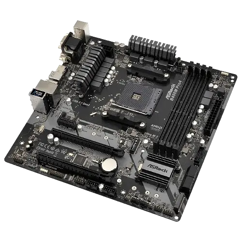 Материнская плата ASRock B450M Pro4 R2.0 Socket AM4 (B450M Pro4 R2.0) - фото 2