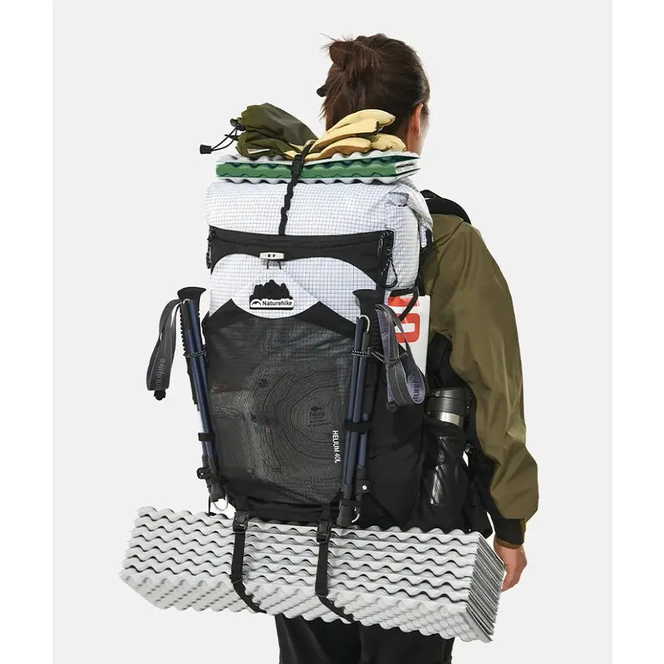 Рюкзак туристический Naturehike Helium CNK2450XB016 L 40 л черный  - фото 10