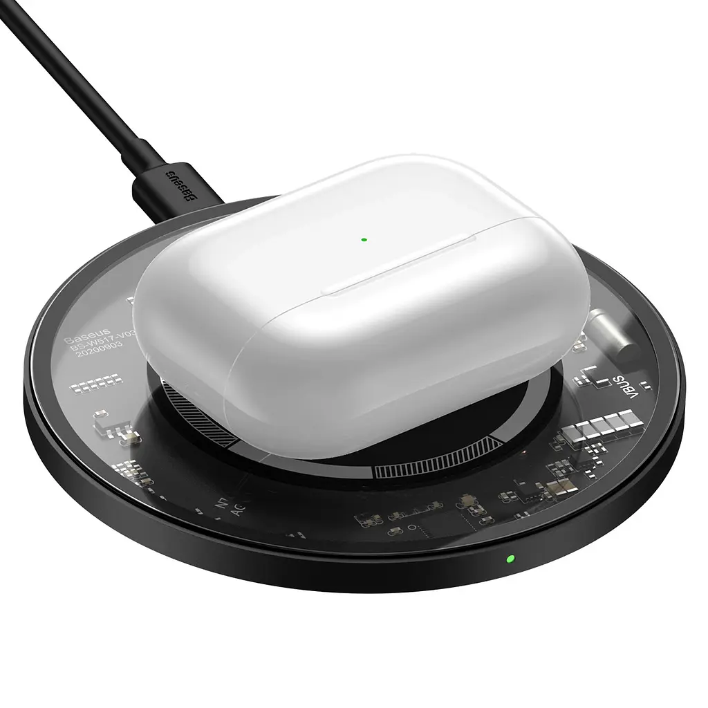 Беспроводное зарядное устройство для Baseus Simple Magnetic Прозрачный (WXJK-E02) - фото 3