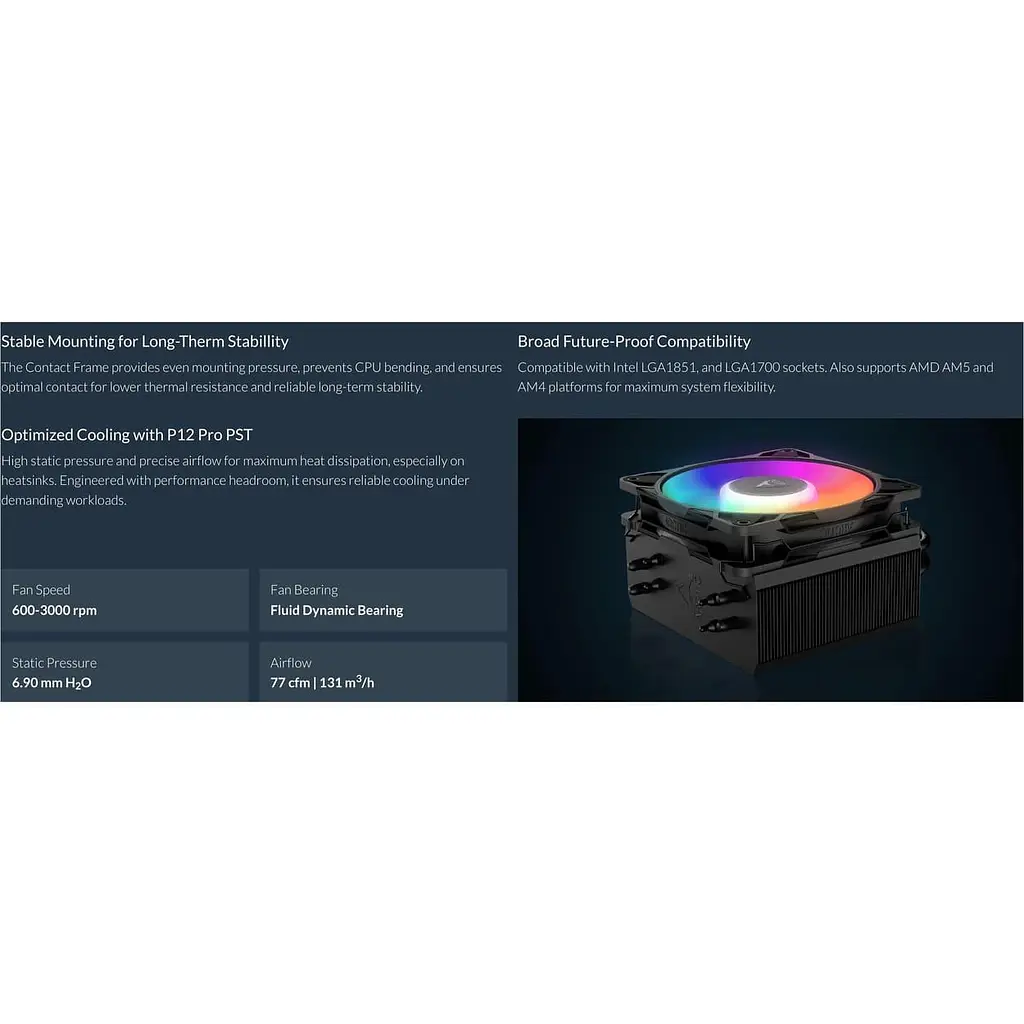 Кулер для процесора Arctic Freezer 36-S A-RGB Black (ACFRE00198A) - фото 12