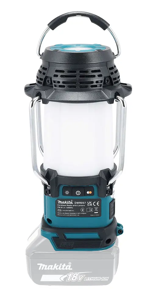 Радіоприймач з ліхтарем акумуляторний Makita DMR057 (LXT, Bluetooth, USB, FM, 3 Вт, 310 Лм, без акумуляторів та зарядного пристрою) - фото 4