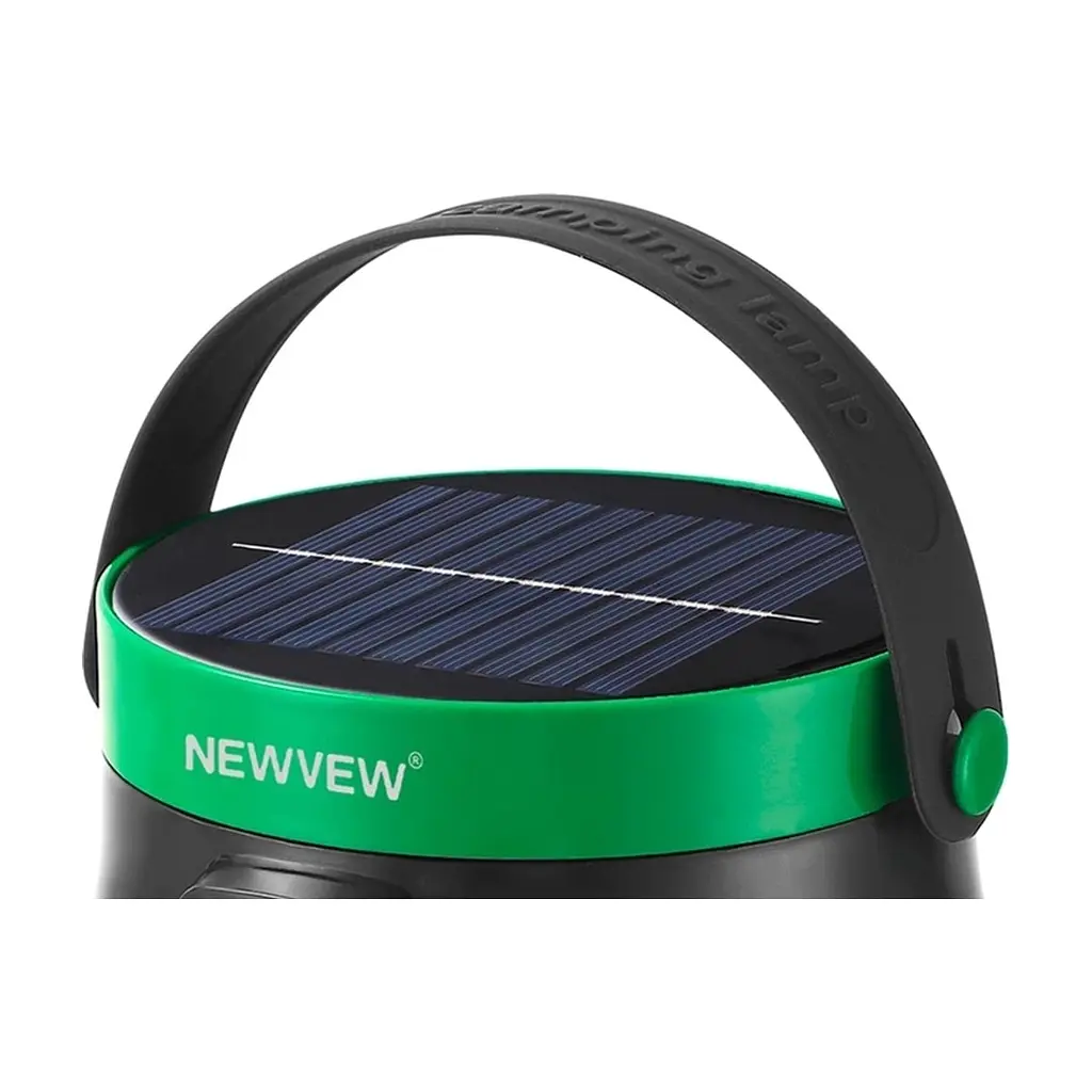 Ліхтар NEWVEW NV-E938 150W Solar Panel 7800mAh Green (NWVW-NV-E938-GN) - фото 4