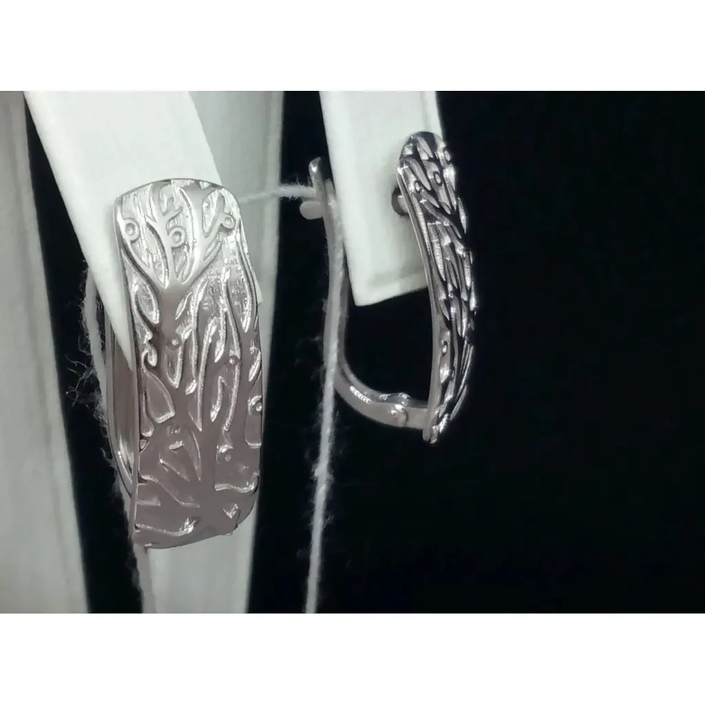 Золоті сережки Столична Ювелірна Фабрика. 110470Б - фото 2