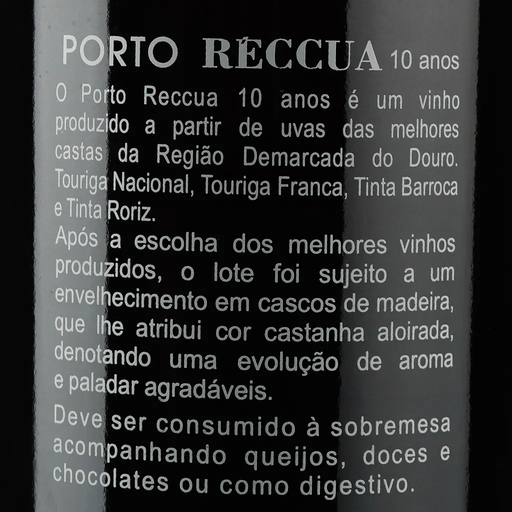 Портвейн Reccua 10 років, білий, солодкий, 19%, 0,75 л - фото 3