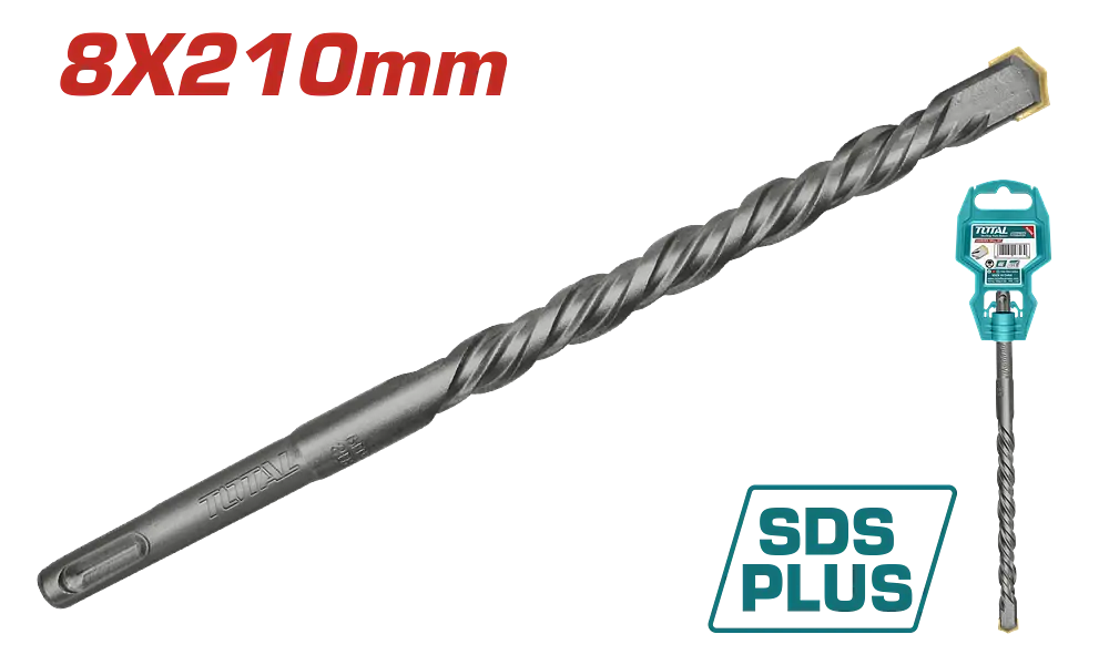Бур TOTAL TAC310803 SDS plus 8x210мм (7090241)