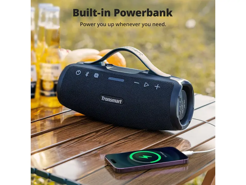 Портативна колонка Tronsmart Mirtune S100 Black (1120931) - фото 7
