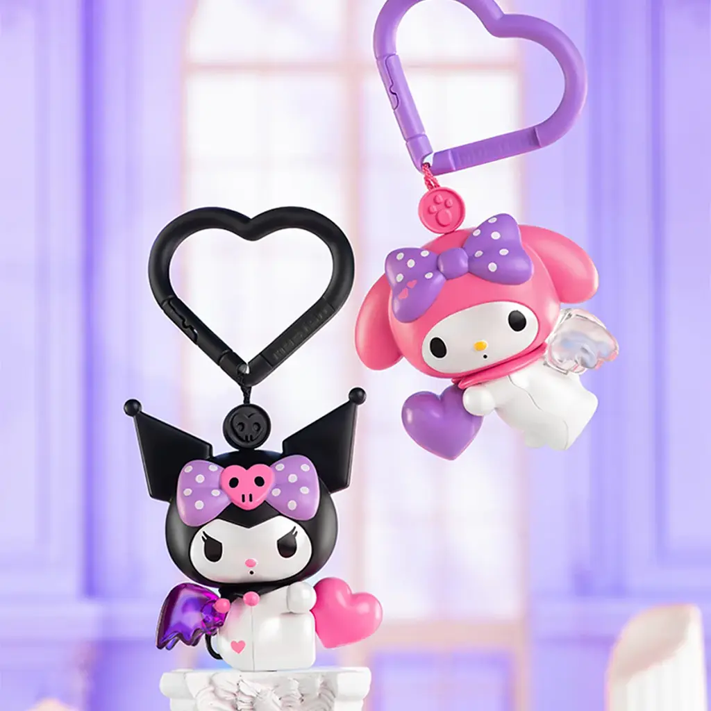 Механічна іграшка Pop Top Kuromi My Melody 8 см Полівінілхлорид Рожевий - фото 7