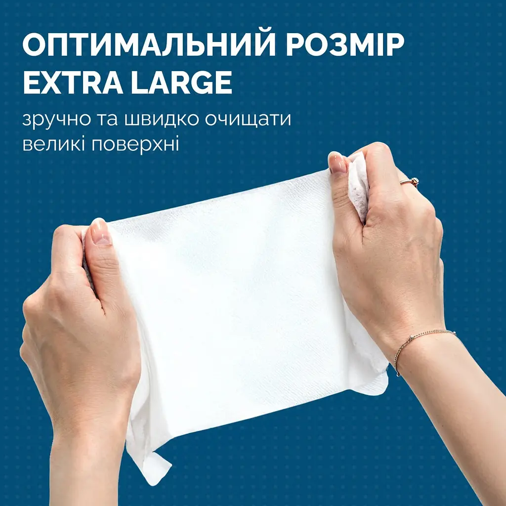 Вологі серветки господарчі для прибирання Helper Універсальні 80 шт - фото 3