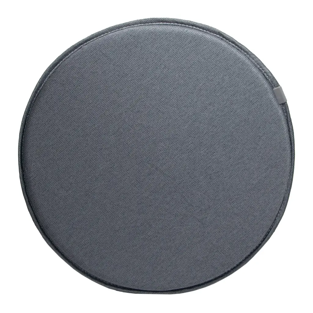 Подушка-сидушка на круглый стул серая 40x40 см (1010814-Gray) - фото 5