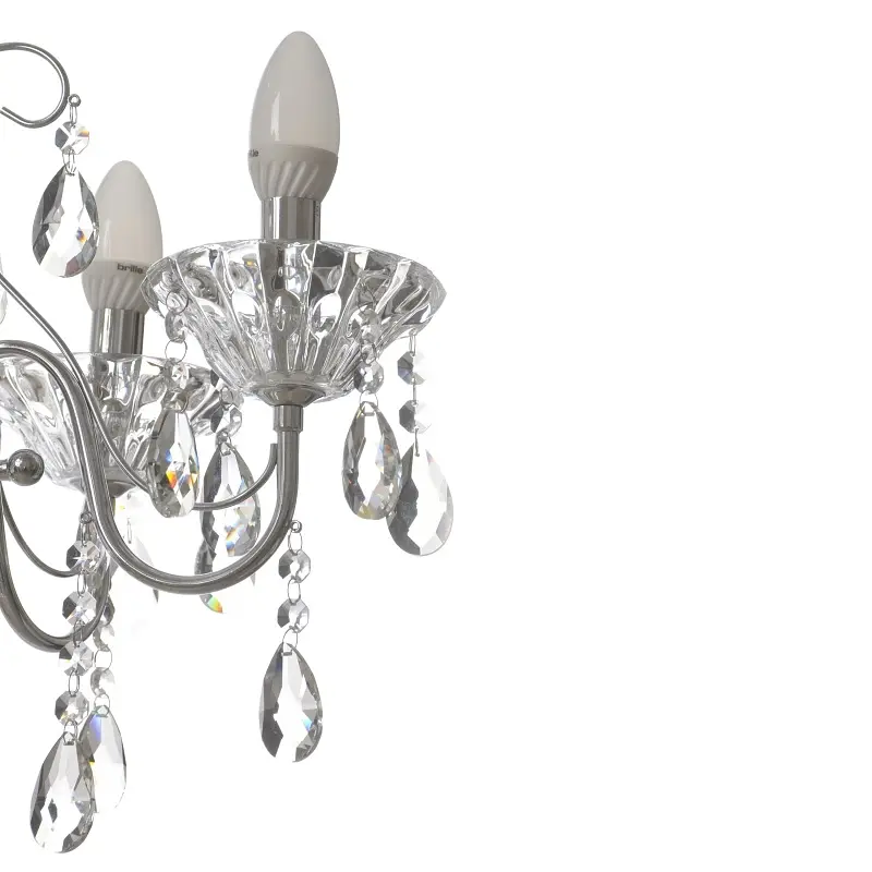 Люстра свеча Brille подвесная хрустальная E14 60W (BCL-655S/5) - фото 7