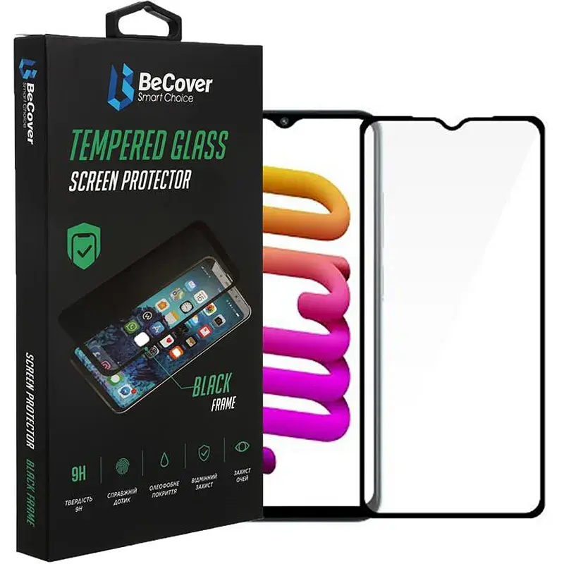 Скло захисне BeCover Poco M5 4G Black (708148) - фото 3