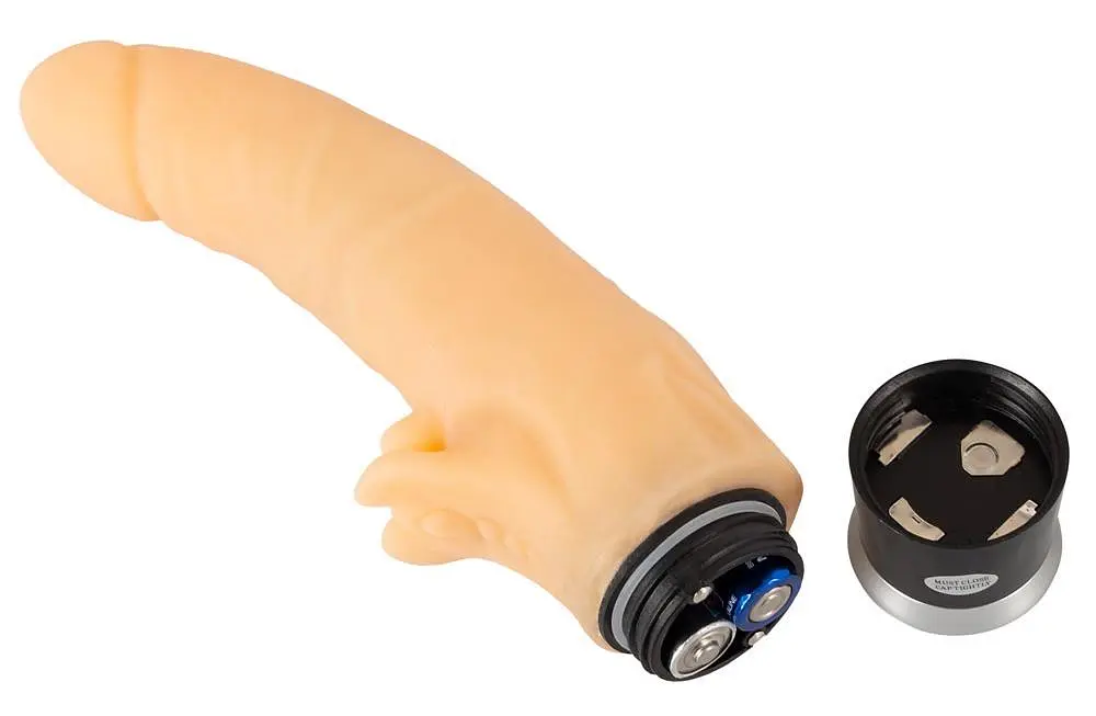 Вібратор Nature Skin Flame Vibe 22 см тілесний - фото 7