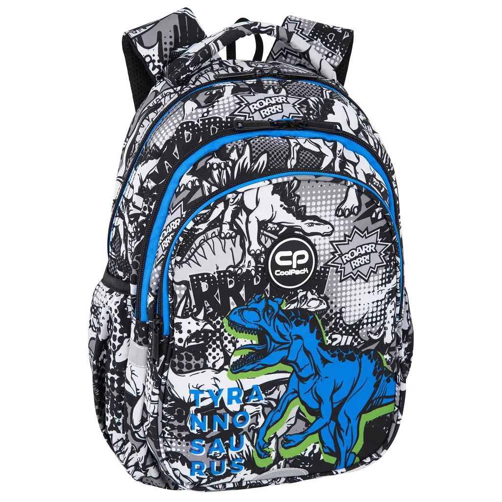Рюкзак CoolPack Jerry T-Rex 19 л + Сумка для взуття CoolPack Vert T-Rex + Пенал на блискавці CoolPack Campus T-Rex з органайзером для ручок 23x9x5 см - фото 2