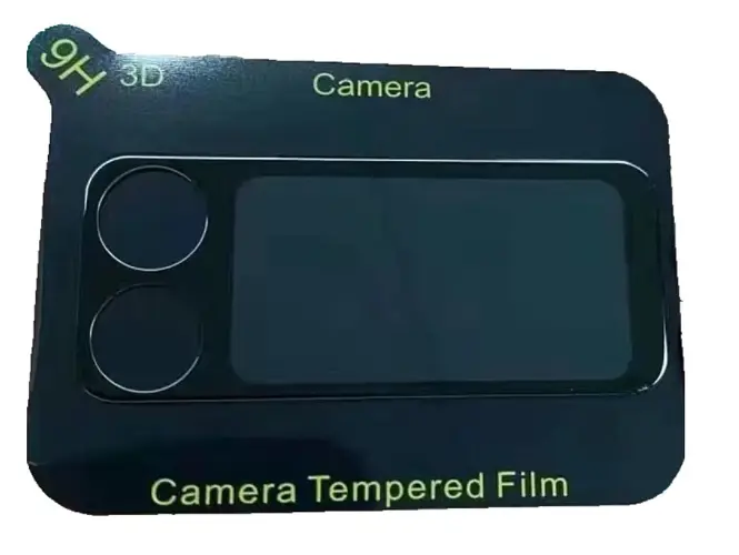 Защитное стекло на камеру HD DK 3D Color Glass для Samsung Galaxy Z Flip3 5G F711 black - фото 3