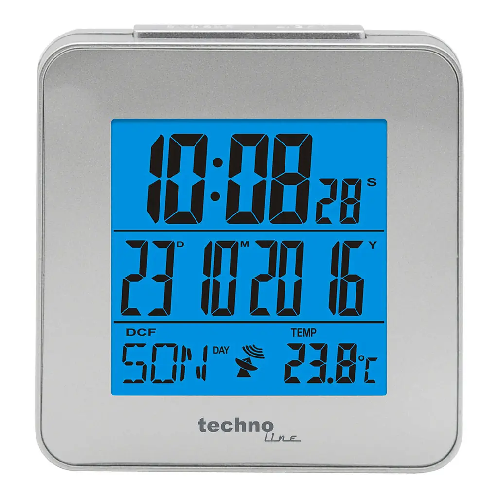 Годинник настільний Technoline WT268 Silver (WT268), Білий - фото 2
