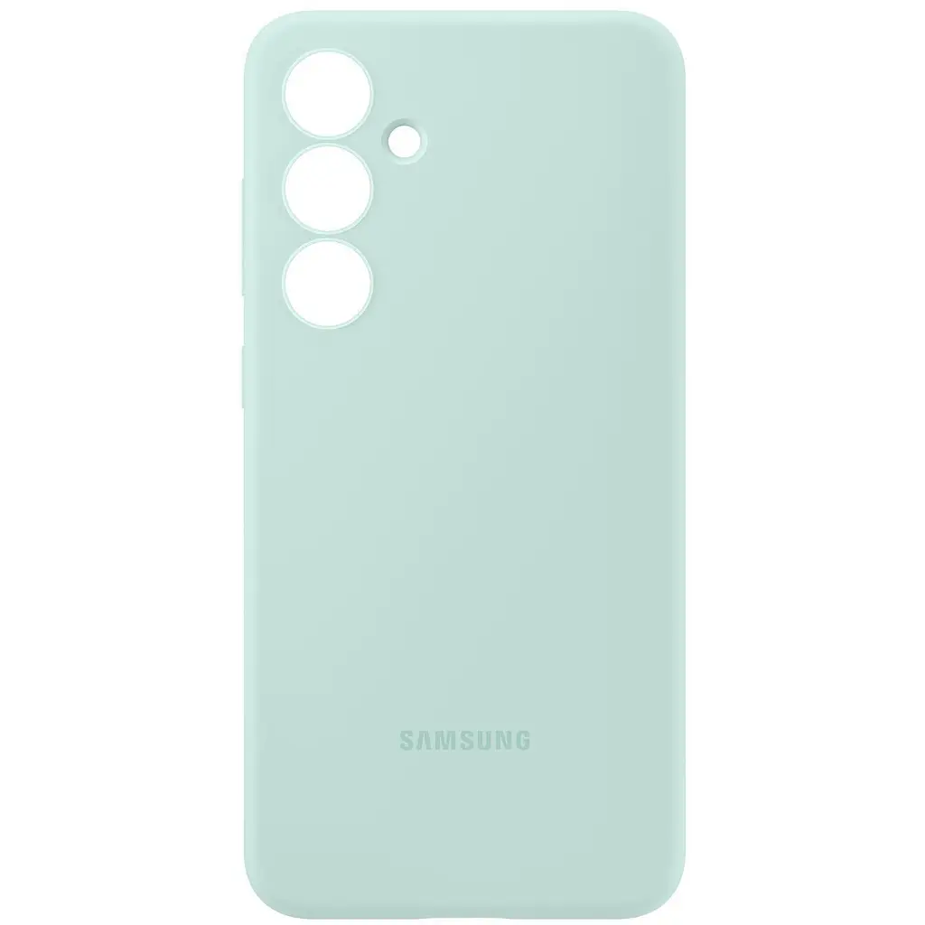 Оригінальний силіконовий чохол Samsung Silicone Case для Samsung Galaxy S24 FE Mint (EF-PS721CMEGWW) - фото 5