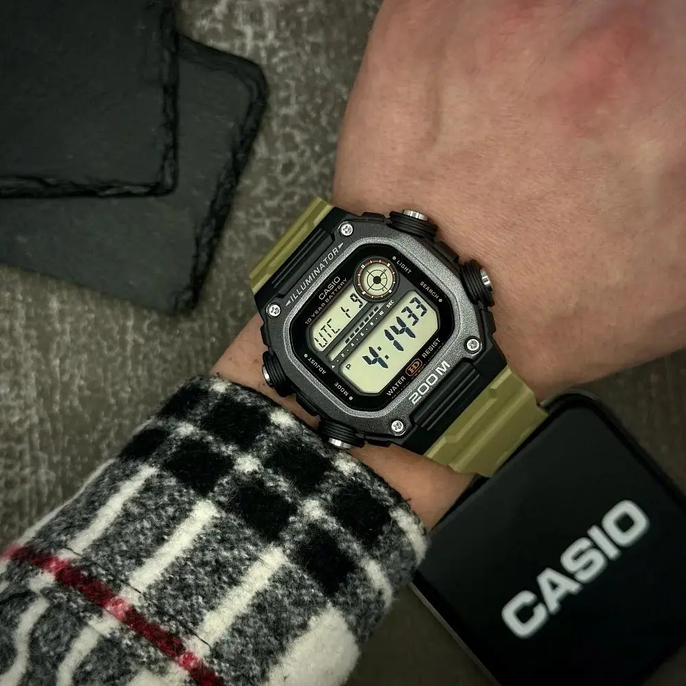 Чоловічий годинник Casio DW-291HX-5A Чорний ( AT1141-0206 ) - фото 2