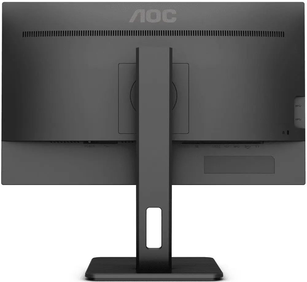 Монітор TFT 27" AOC U27P2, IPS, 4K, HDMI, DP, USB 3.2 хаб, Pivot, колонки, чорний (U27P2) - фото 8