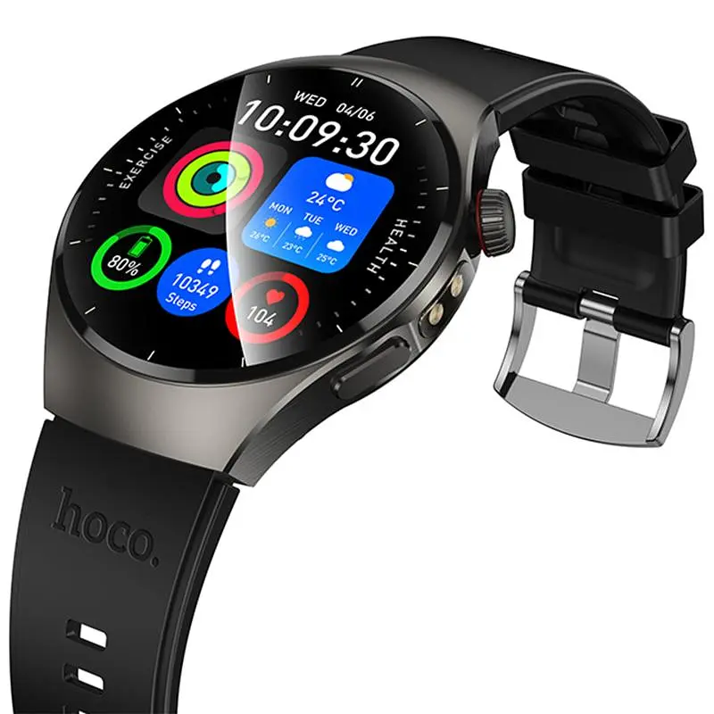 Смарт-годинник Y40 Smart sports watch (call version) Black Hoco teh0030125 - фото 7