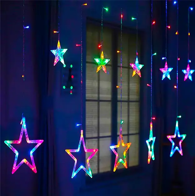 Гірлянда-штора XPRO з пультом 3х0.6 м USB (234576885_278) - фото 4